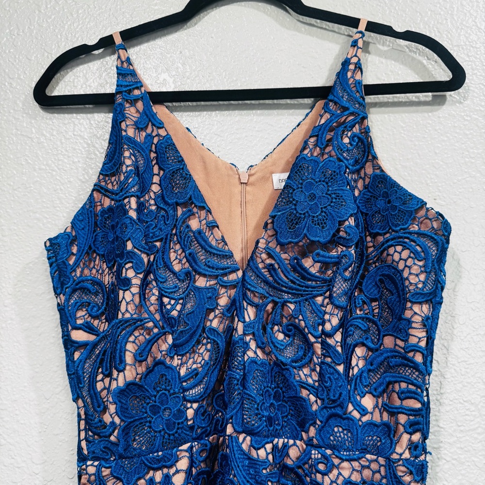 Dress the Population Allie Blue Lace Dress Size Medium - Picture 7 of 15